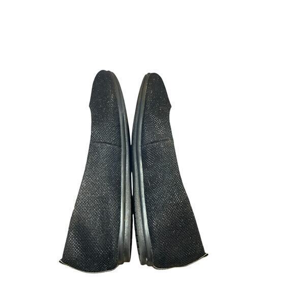 Easy Spirit e360 Black Glitter Sparkle Round Toe Ballet Flats 8.5 - Picture 8 of 10
